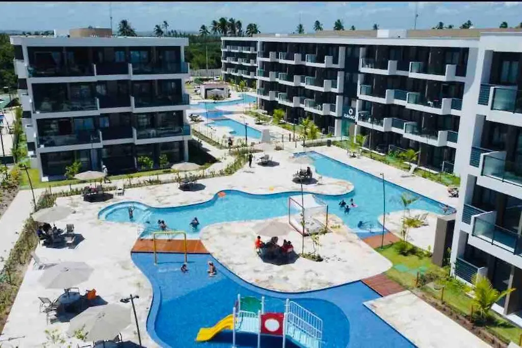 Flat em Muro Alto Porto de Galinhas com Piscina, Ar-condicionado e Cozinha Equipada-1